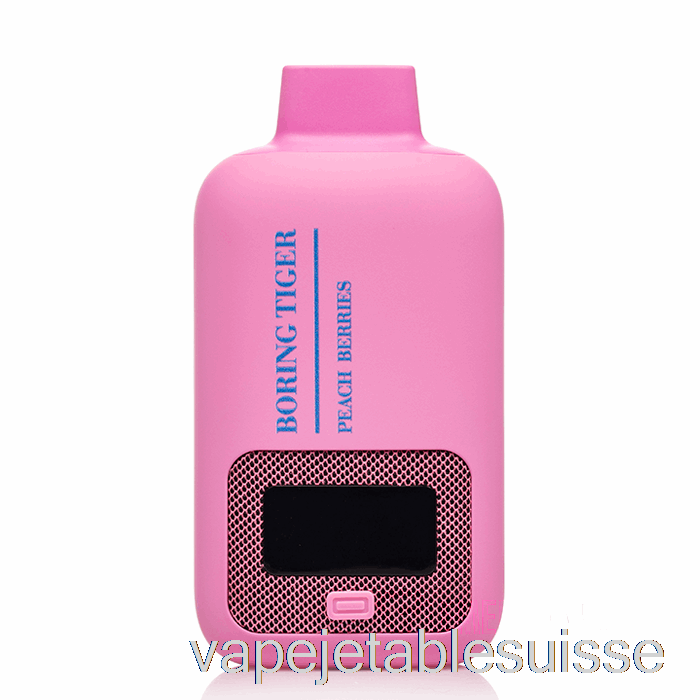 Vape Suisse Luffbar Ennuyeux Tigre 25000 Baies De Pêche Jetables